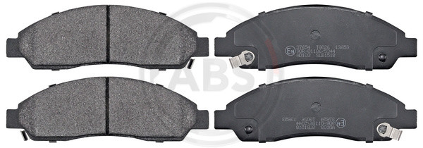 A.B.S. Bremsbelagsatz, Scheibenbremse