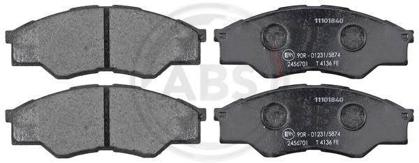 A.B.S. Bremsbelagsatz, Scheibenbremse