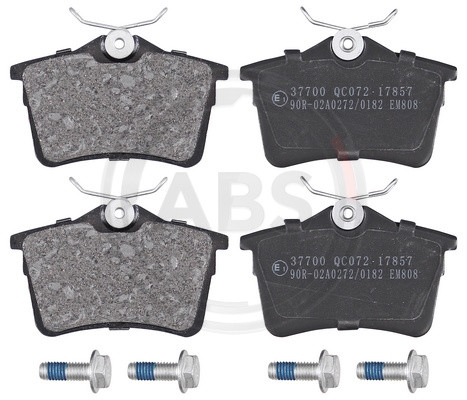 A.B.S. Bremsbelagsatz, Scheibenbremse