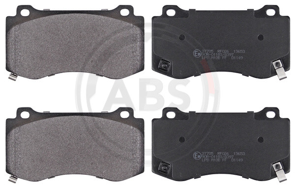 A.B.S. Bremsbelagsatz, Scheibenbremse