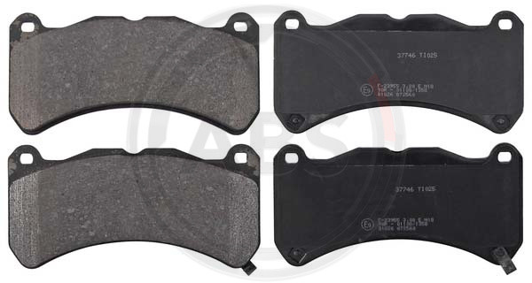 A.B.S. Bremsbelagsatz, Scheibenbremse