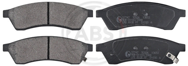 A.B.S. Bremsbelagsatz, Scheibenbremse