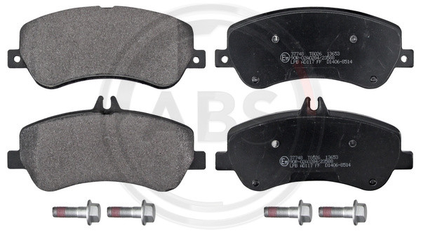 A.B.S. Bremsbelagsatz, Scheibenbremse