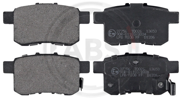 A.B.S. Bremsbelagsatz, Scheibenbremse