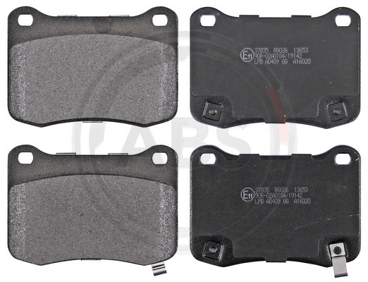 A.B.S. Bremsbelagsatz, Scheibenbremse