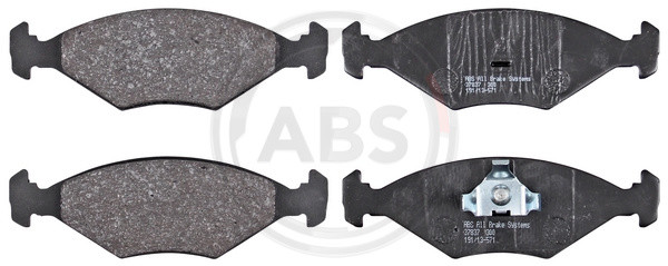 A.B.S. Bremsbelagsatz, Scheibenbremse