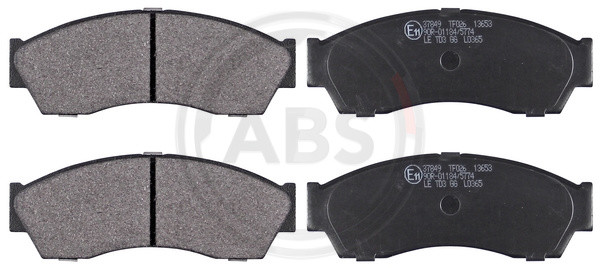 A.B.S. Bremsbelagsatz, Scheibenbremse
