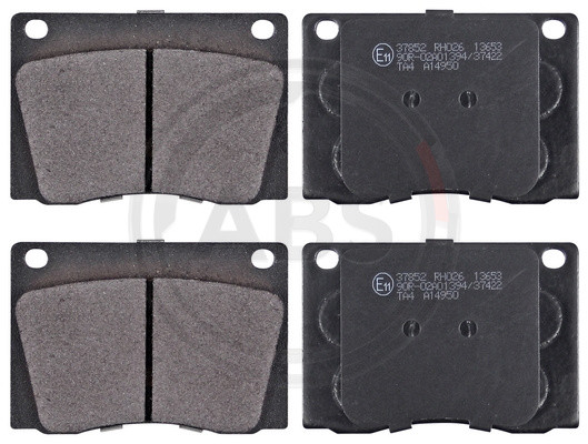 A.B.S. Bremsbelagsatz, Scheibenbremse