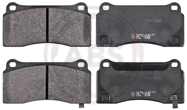 A.B.S. Bremsbelagsatz, Scheibenbremse