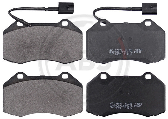 A.B.S. Bremsbelagsatz, Scheibenbremse