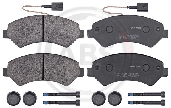 A.B.S. Bremsbelagsatz, Scheibenbremse