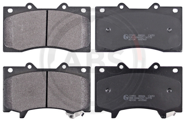 A.B.S. Bremsbelagsatz, Scheibenbremse