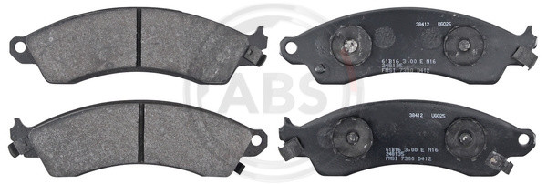 A.B.S. Bremsbelagsatz, Scheibenbremse