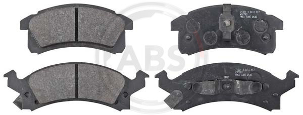 A.B.S. Bremsbelagsatz, Scheibenbremse
