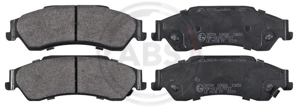 A.B.S. Bremsbelagsatz, Scheibenbremse