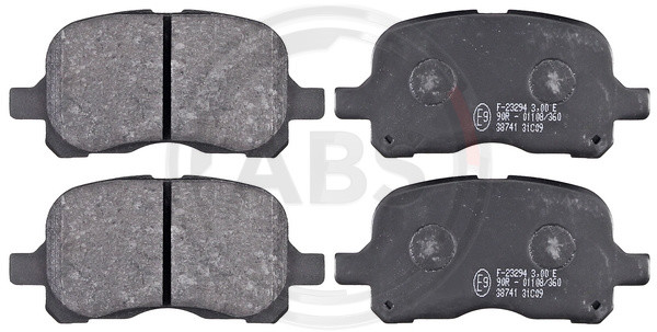 A.B.S. Bremsbelagsatz, Scheibenbremse