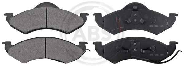 A.B.S. Bremsbelagsatz, Scheibenbremse
