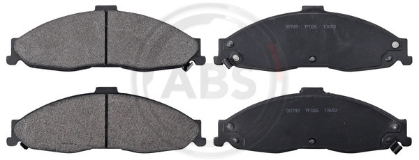 A.B.S. Bremsbelagsatz, Scheibenbremse