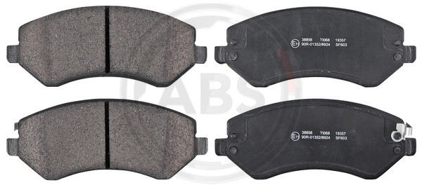 A.B.S. Bremsbelagsatz, Scheibenbremse