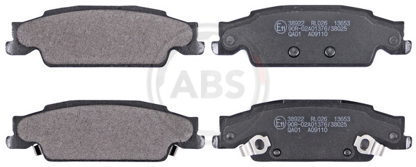 A.B.S. Bremsbelagsatz, Scheibenbremse