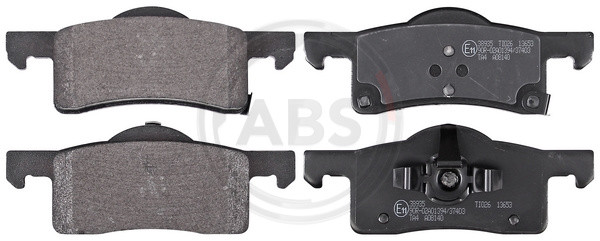 A.B.S. Bremsbelagsatz, Scheibenbremse