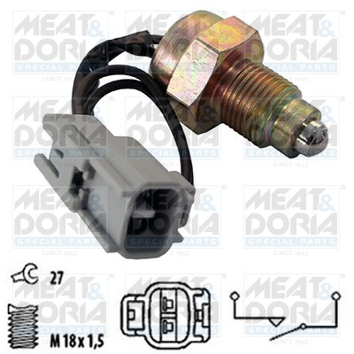 MEAT & DORIA Schalter, Rückfahrleuchte