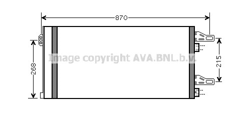 AVA QUALITY COOLING Kondensator, Klimaanlage