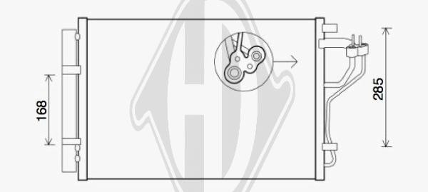 DIEDERICHS Kondensator, Klimaanlage