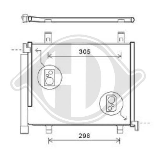 DIEDERICHS Kondensator, Klimaanlage