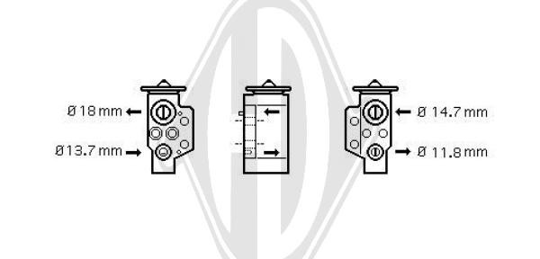 DIEDERICHS Expansionsventil, Klimaanlage