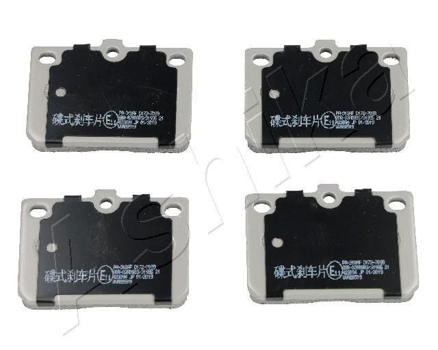 ASHIKA Bremsbelagsatz, Scheibenbremse