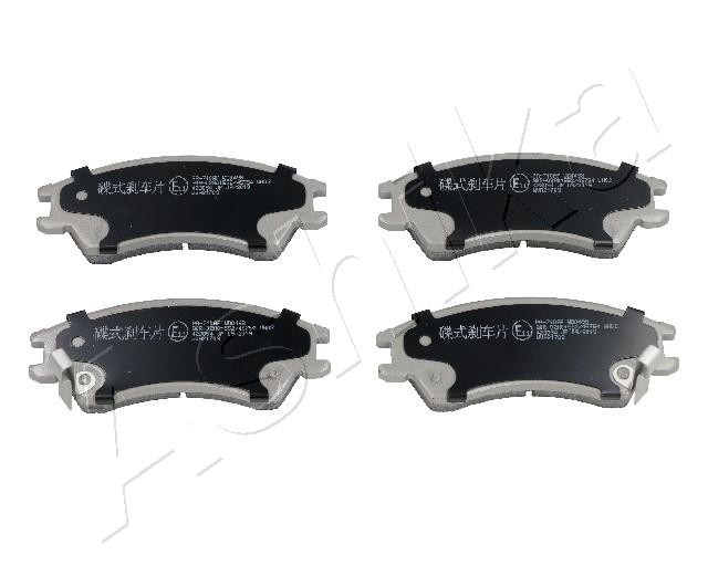 ASHIKA Bremsbelagsatz, Scheibenbremse
