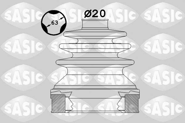 SASIC Faltenbalgsatz, Antriebswelle