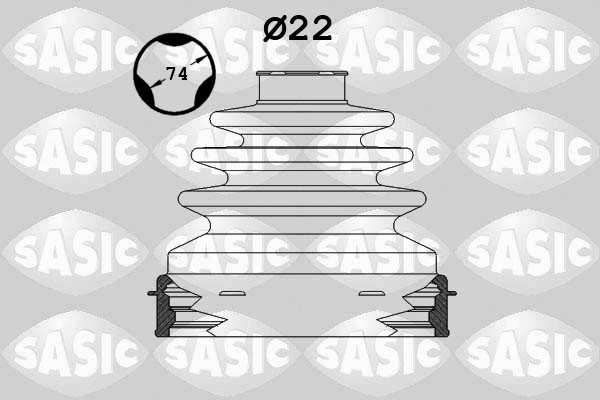 SASIC Faltenbalgsatz, Antriebswelle