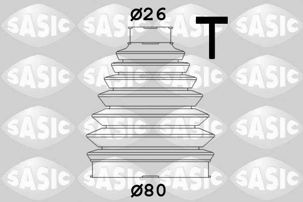 SASIC Faltenbalgsatz, Antriebswelle