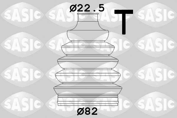 SASIC Faltenbalgsatz, Antriebswelle
