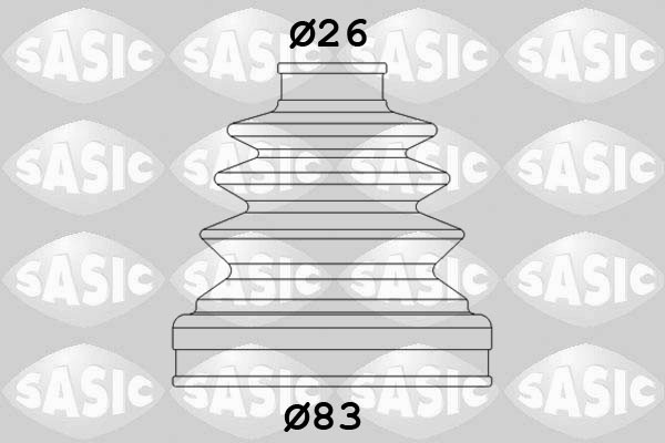 SASIC Faltenbalgsatz, Antriebswelle