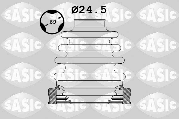 SASIC Faltenbalgsatz, Antriebswelle