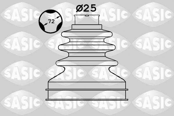 SASIC Faltenbalgsatz, Antriebswelle