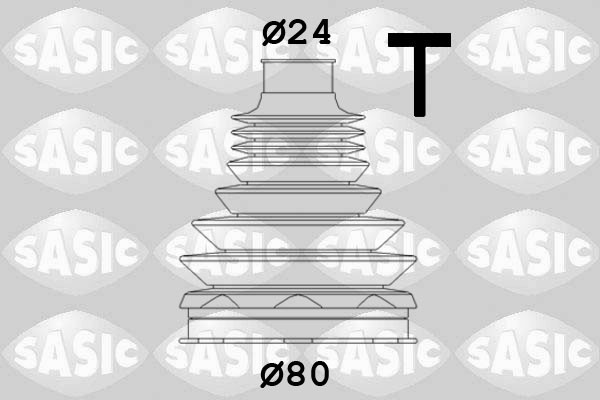 SASIC Faltenbalgsatz, Antriebswelle