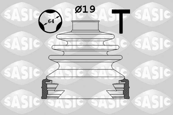 SASIC Faltenbalgsatz, Antriebswelle