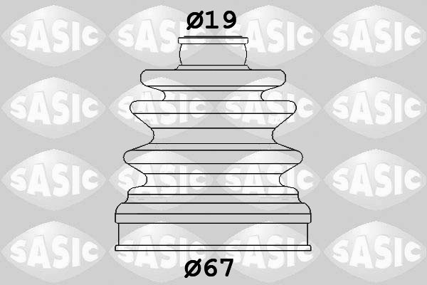 SASIC Faltenbalgsatz, Antriebswelle