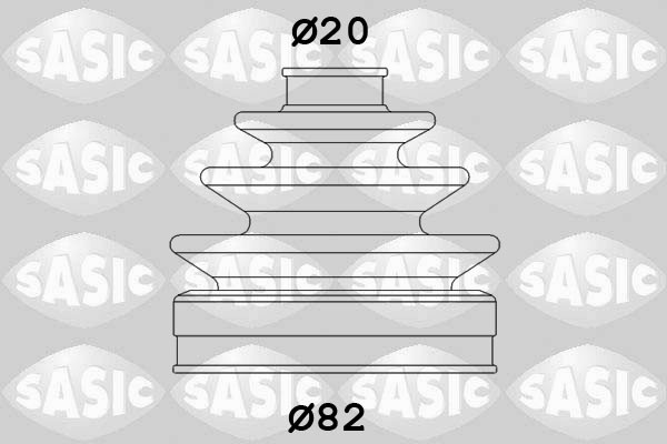 SASIC Faltenbalgsatz, Antriebswelle