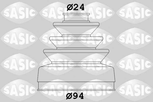 SASIC Faltenbalgsatz, Antriebswelle