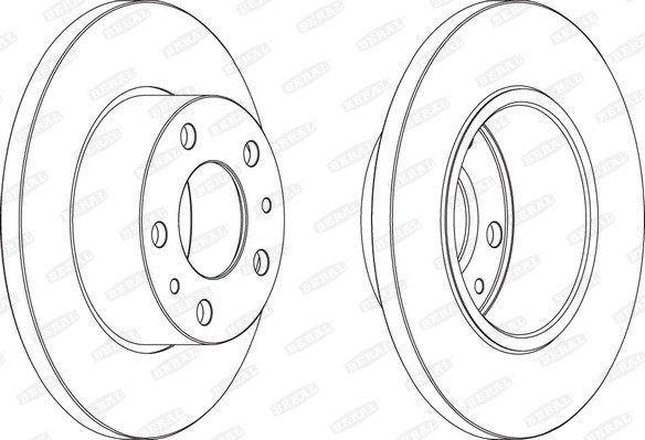 BERAL Bremsscheibe