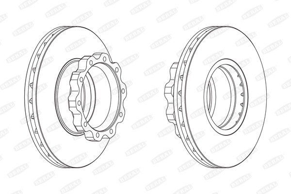 BERAL Bremsscheibe