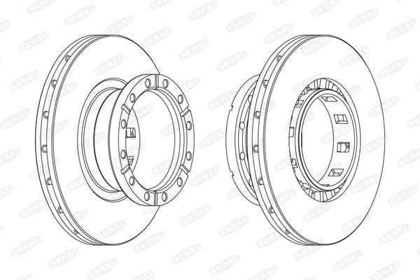 BERAL Bremsscheibe BERAL Bremsscheibe