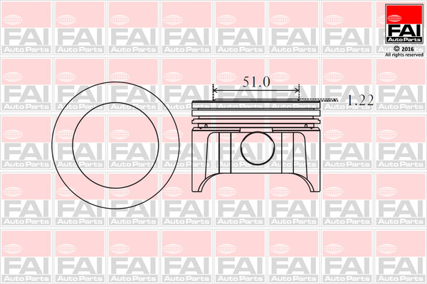 FAI AutoParts Kolben