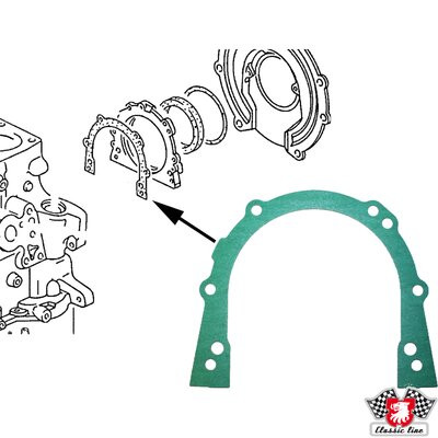 JP GROUP Dichtung, Gehäusedeckel (Kurbelgehäuse)