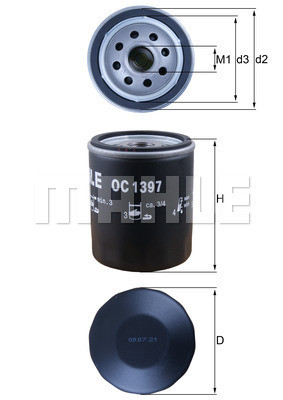 MAHLE Ölfilter